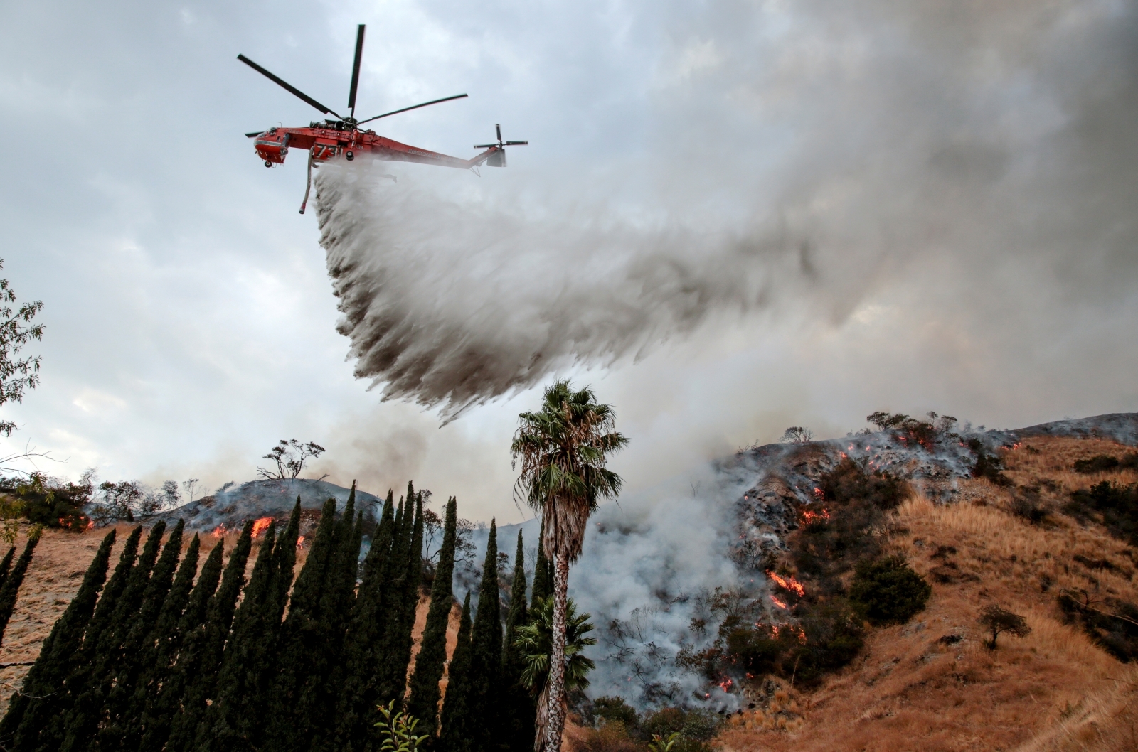 State of emergency declared as Los Angeles fights largest wildfire in