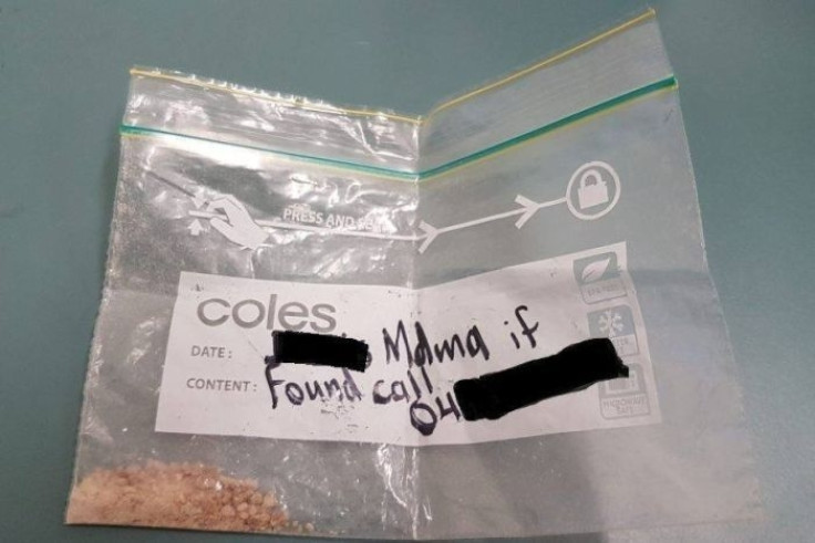 Drugs found with contact details