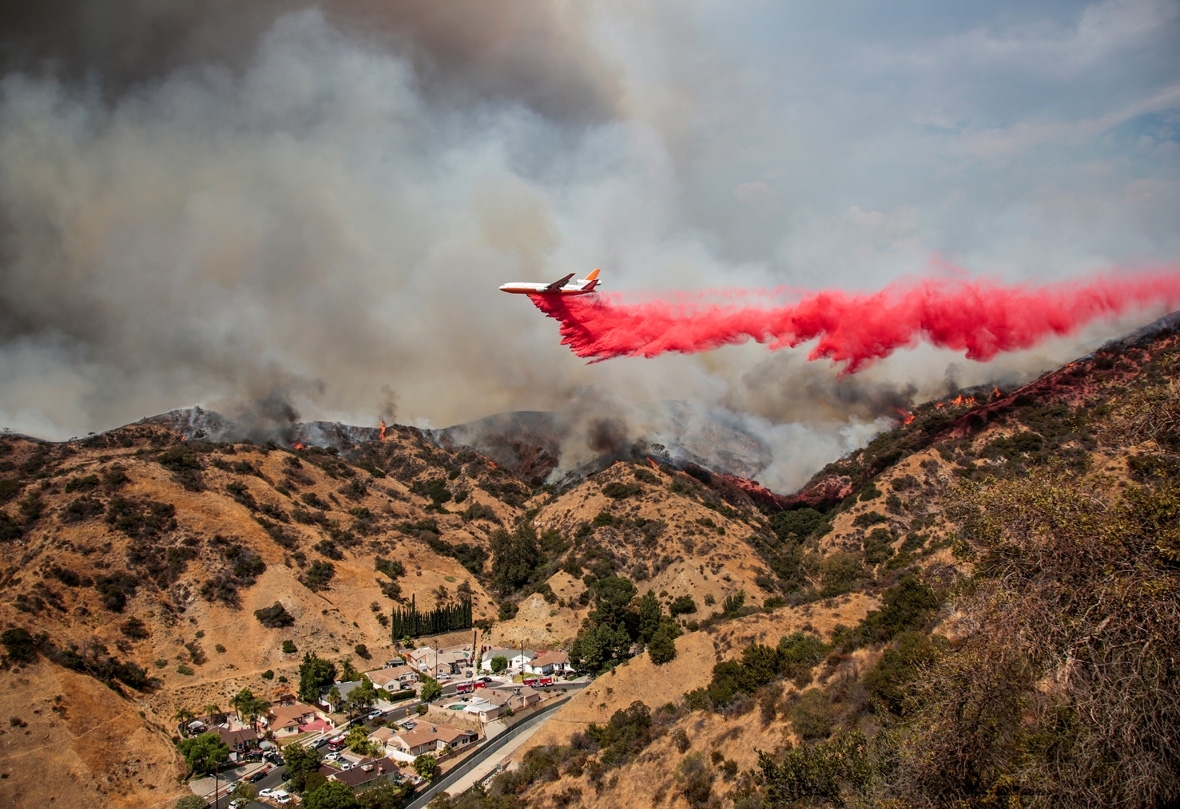 Photos Firefighters tackle La Tuna fire, biggest wildfire in Los