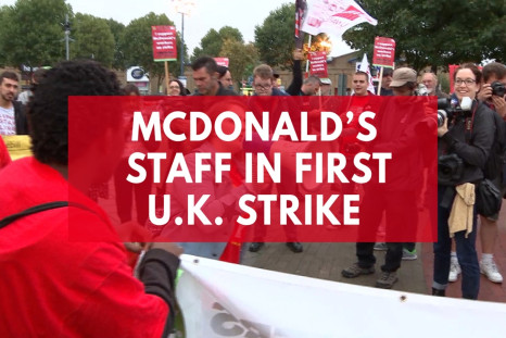 McDonald's staff in UK strike