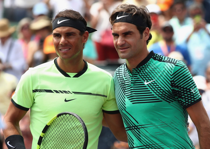 Rafael Nadal and Roger Federer