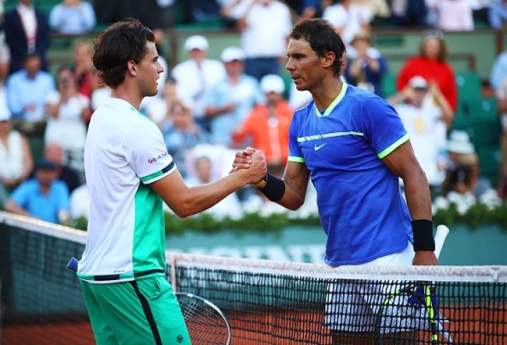 Dominic Thiem and Rafael Nadal