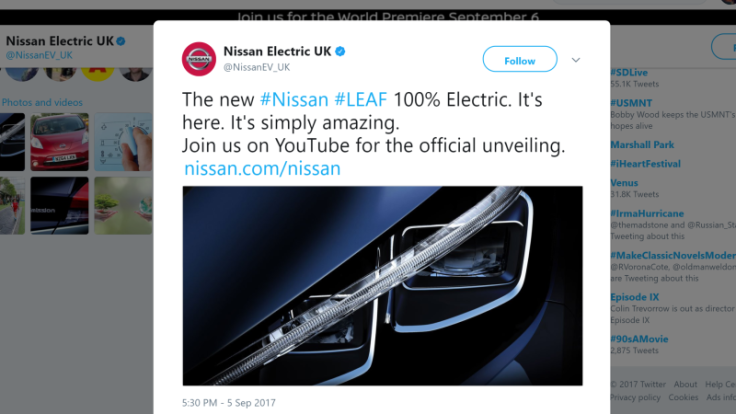 Nissan tweet