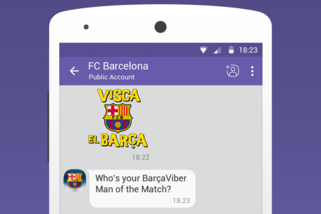 FC Barcelona Viber chatbot