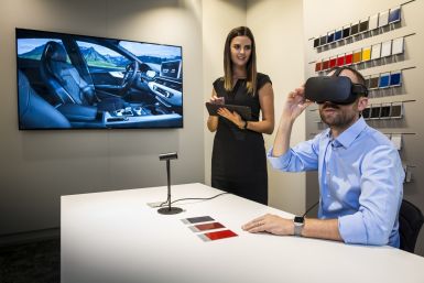 Audi VR virtual reality showroom 