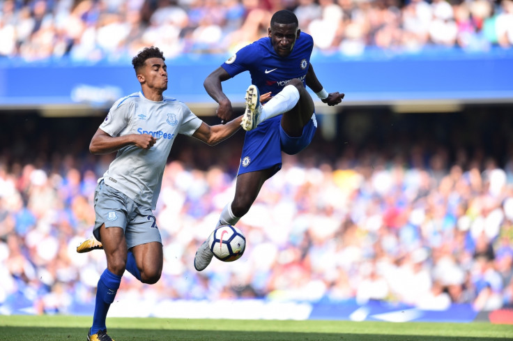 Dominic Calvert-Lewin and Antonio Rudiger