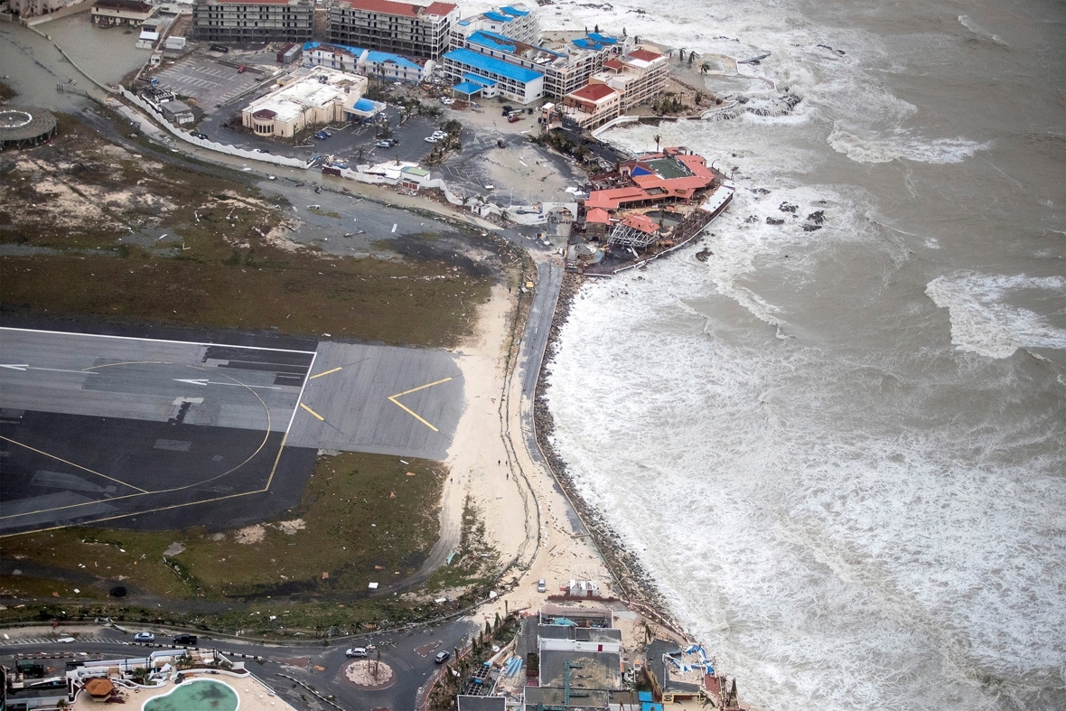 Hurricane Irma: Aerial photos show scale of destruction in Sint Maarten