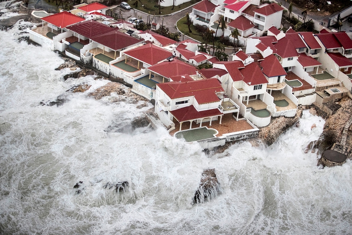 Hurricane Irma Aerial photos show scale of destruction in Sint Maarten