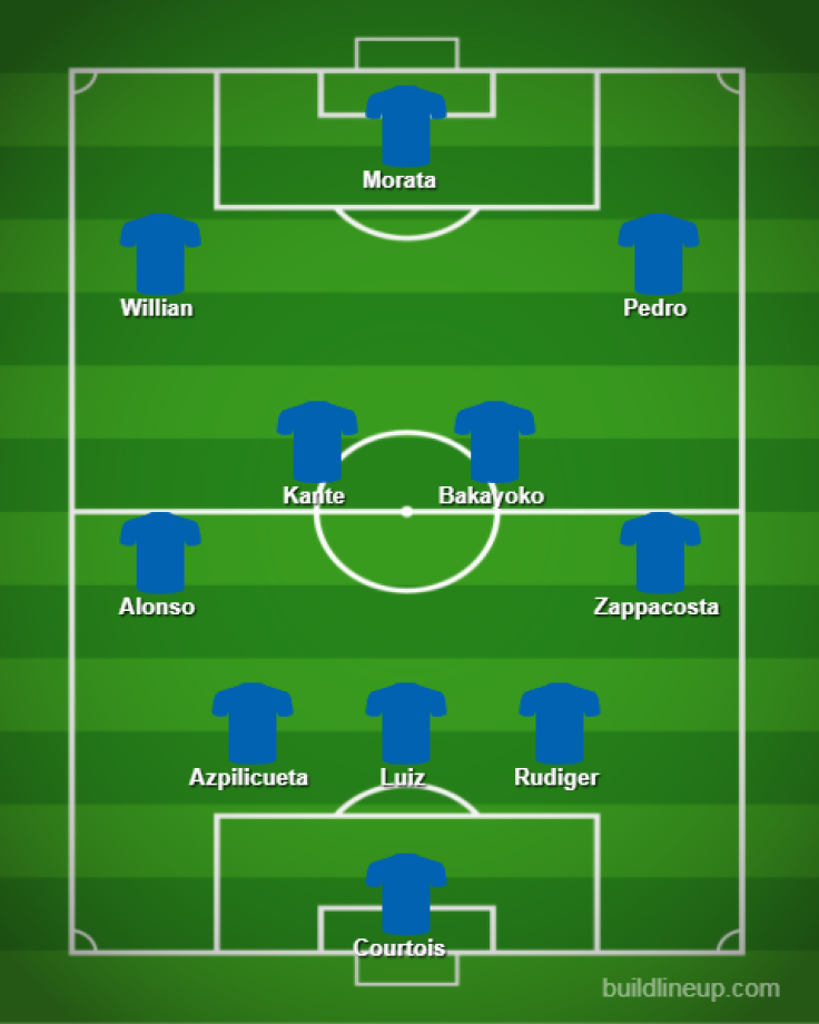 Chelsea starting XI