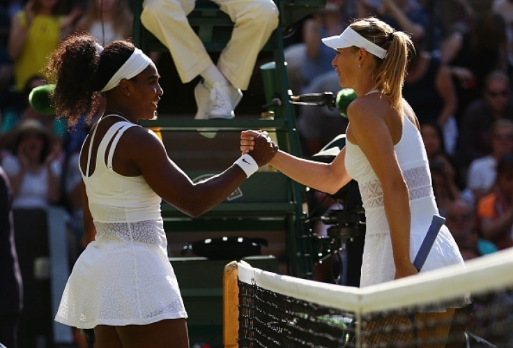 Serena Williams and Maria Sharapova