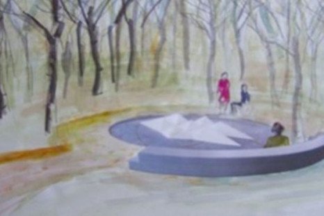 The design for, Still Water, a memorial dedicated to UK victims of overseas terrorism by Alison Wilding and Adam Kershaw