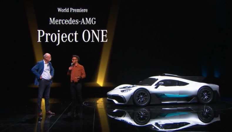 Mercedes-AMG Project One with Lewis Hamilton