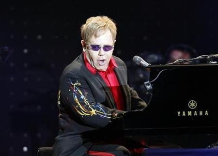 British singer Elton John