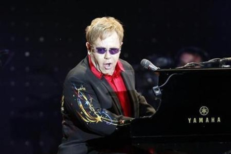 British singer Elton John
