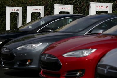 Tesla opens city superchargers