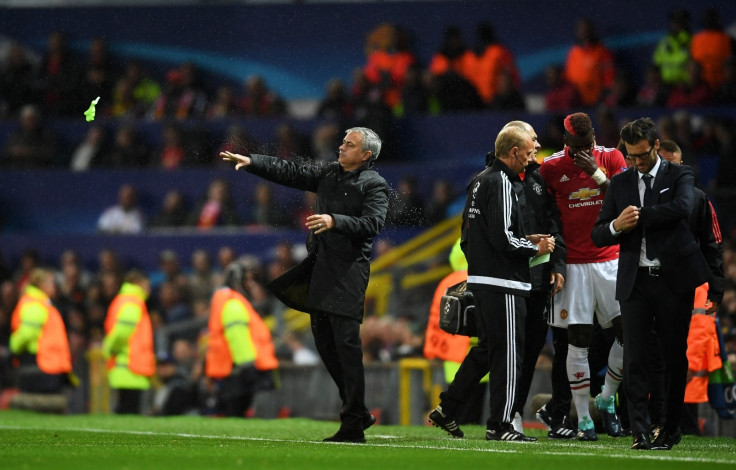 Jose Mourinho and Paul Pogba