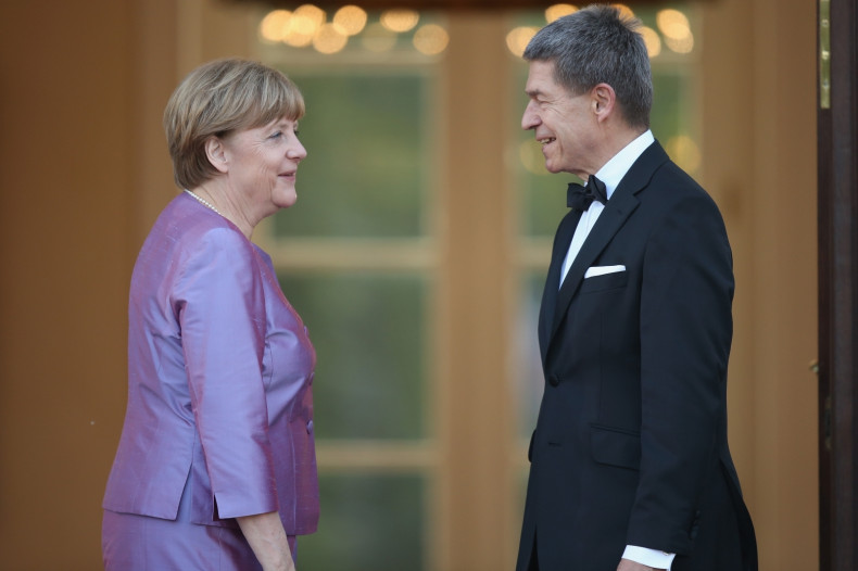 Angela Merkel and husband Joachim Sauer