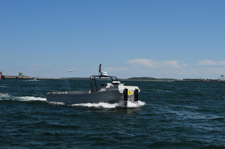 Unmanned Sea Machines autonomous boat