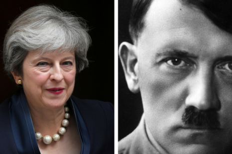 Theresa May Adolf Hitler
