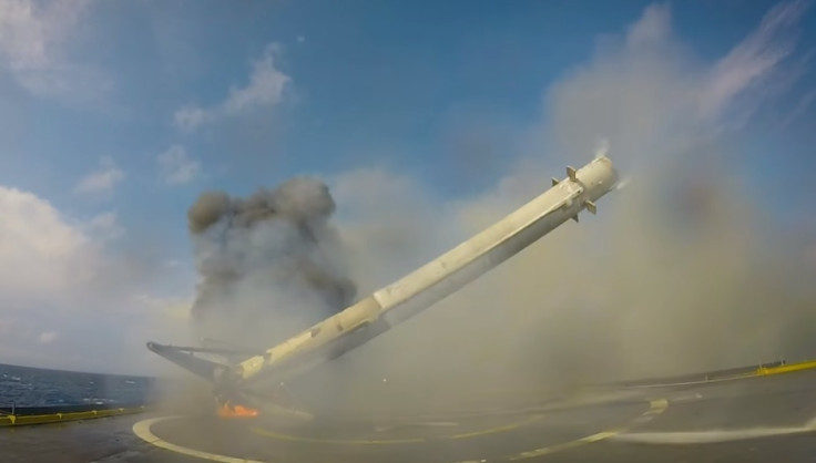SpaceX landing rocket failure
