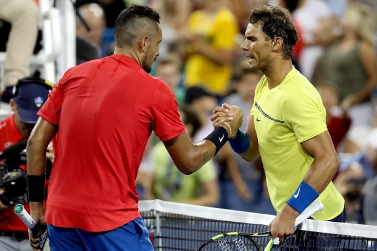 Nick Kyrgios and Rafael Nadal