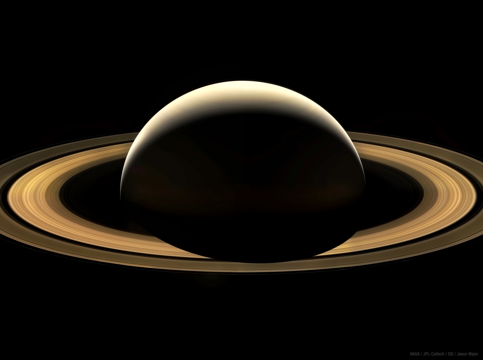 Cassinis Final Mosaic of Saturn