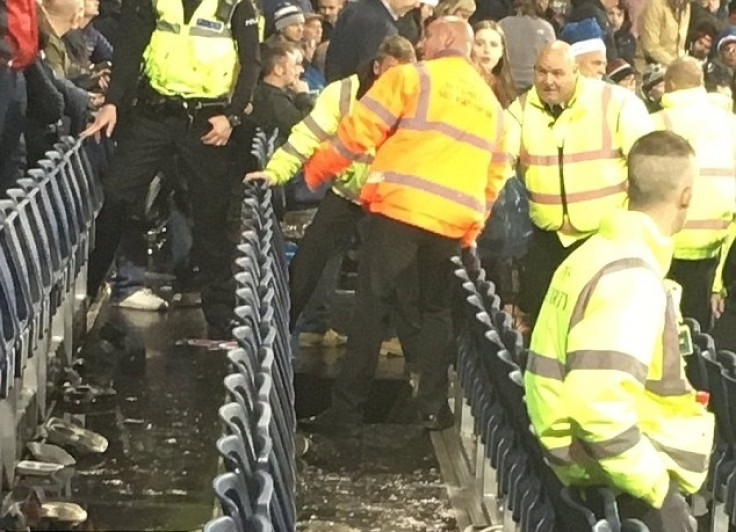 Seating collapses at England cricket match