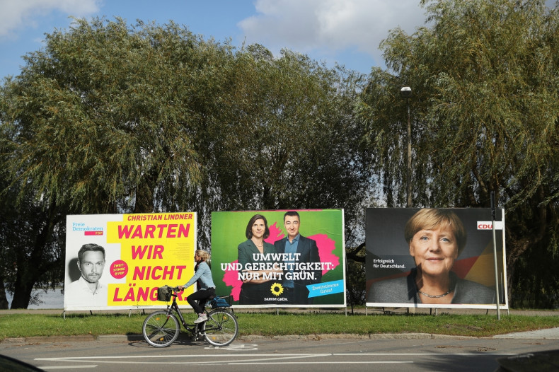 Jamaica coalition Germany election posters