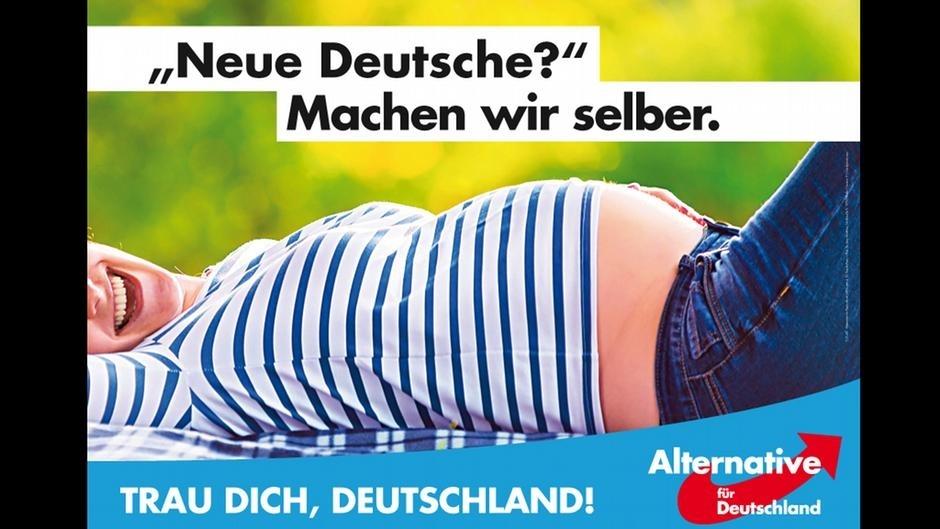 AfD election poster