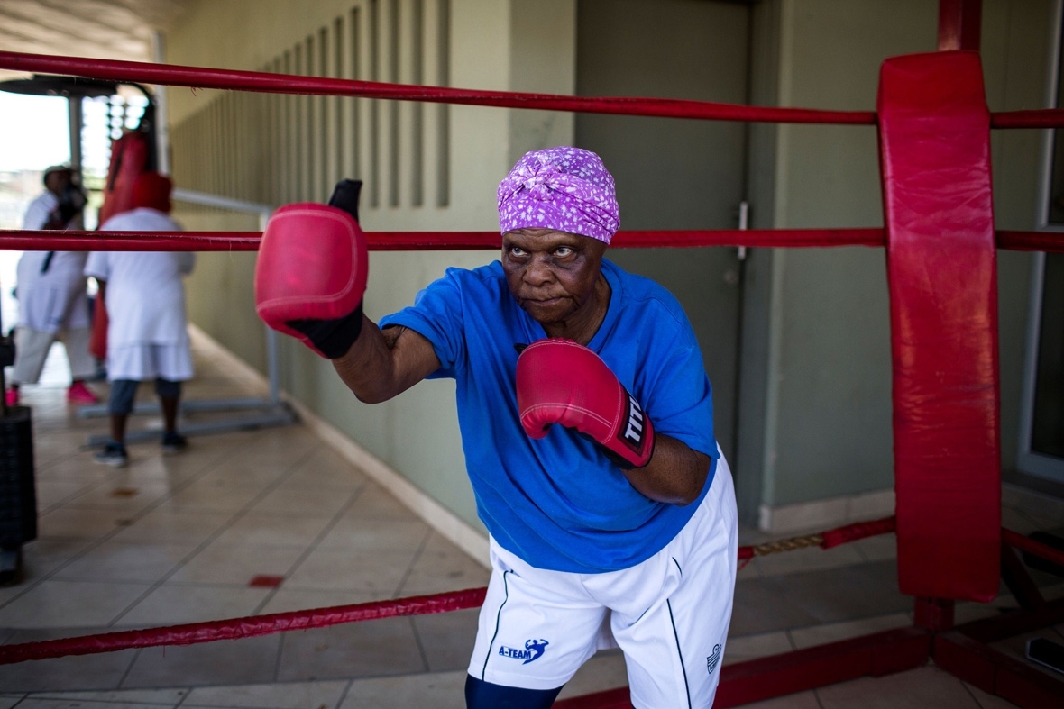 In Pictures South Africa S Boxing Grannies Pack Quite A Punch