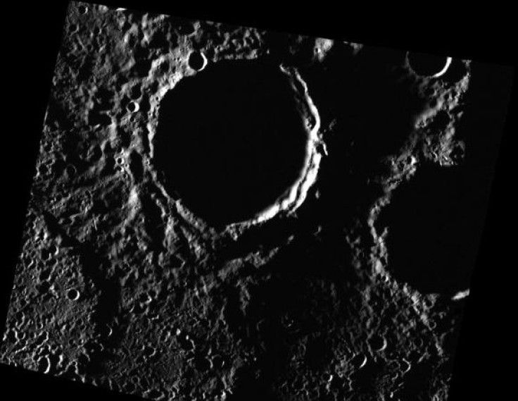 Ice in Mercury craters