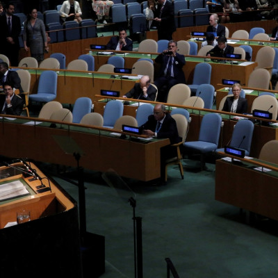Theresa May at UN