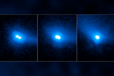 Twin asteroid cum comet
