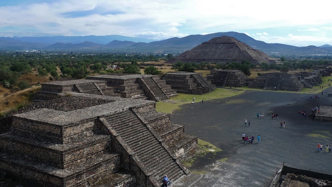 The ancient abandoned city Teotihuacan was designed in a remarkably ...