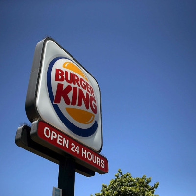 Burger King logo sign