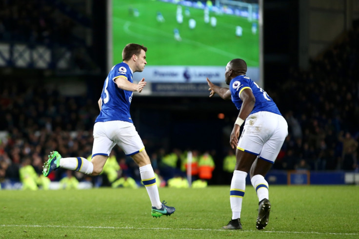 Seamus Coleman and Yannick Bolasie