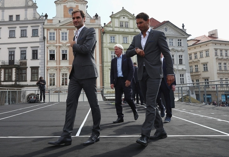 Roger Federer and Rafael Nadal