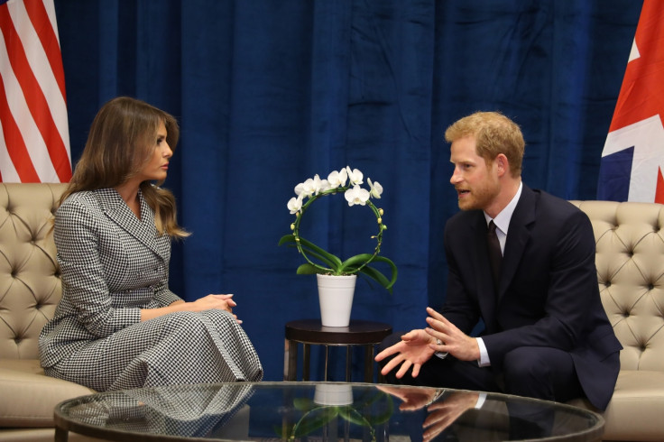Prince Harry meets Melania Trump