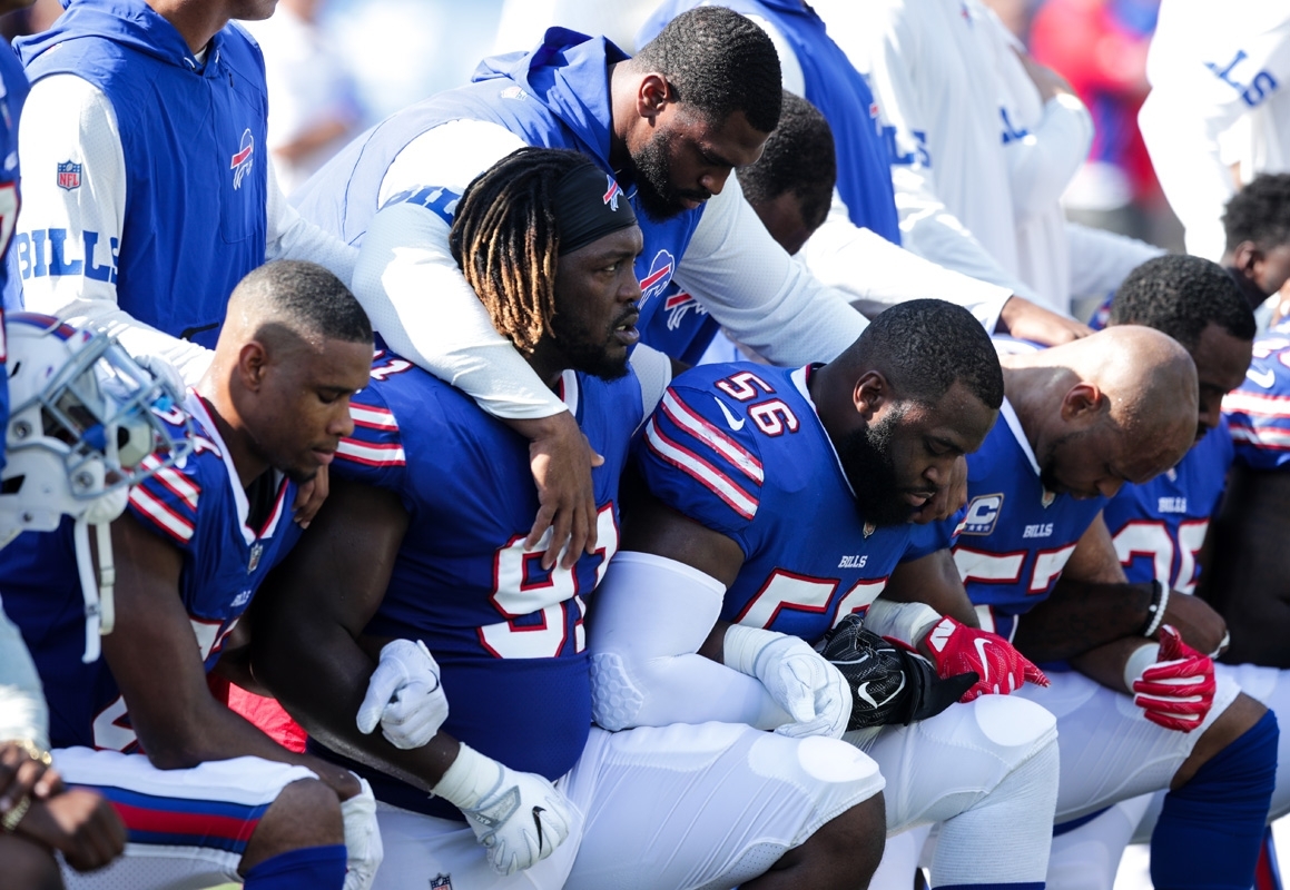 Why UK footballers would never take a knee like Colin Kaepernick and