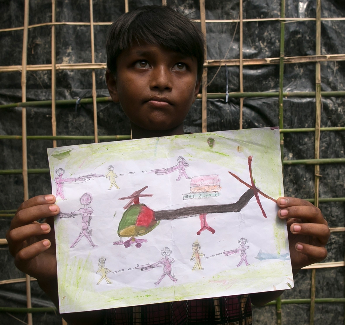 Rohingya childrens drawings