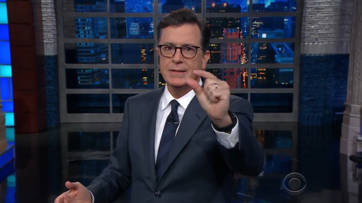 Stephen Colbert Responds To Trump's Claim 'Kneeling Has Nothing To Do With Race'