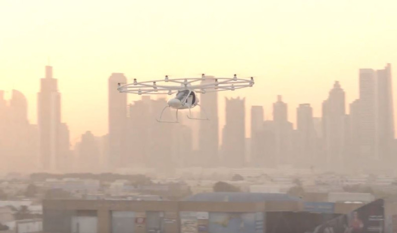 Dubai world first flying taxi drone