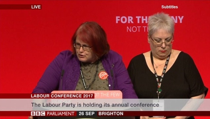 Hazel Malcolm-Walker, representing Bournemouth West, addresses the Labour Party conference in Brighton