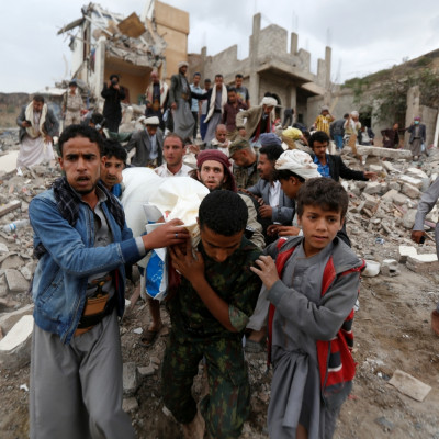 air strike Sanaa Yemen
