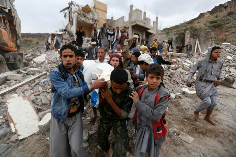 air strike Sanaa Yemen