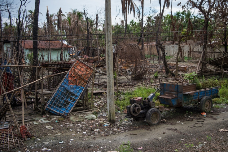 Rohingya villages Maungdaw Rakhine Myanmar