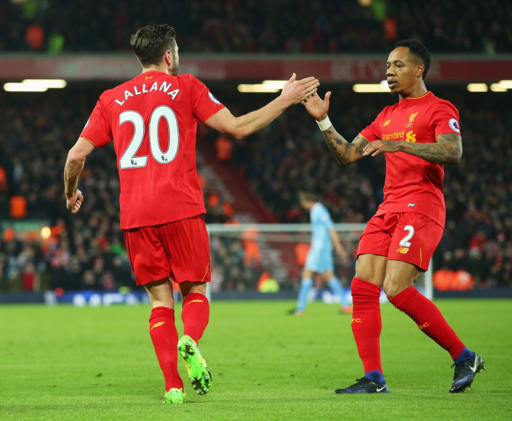 Adam Lallana and Nathaniel Clyne