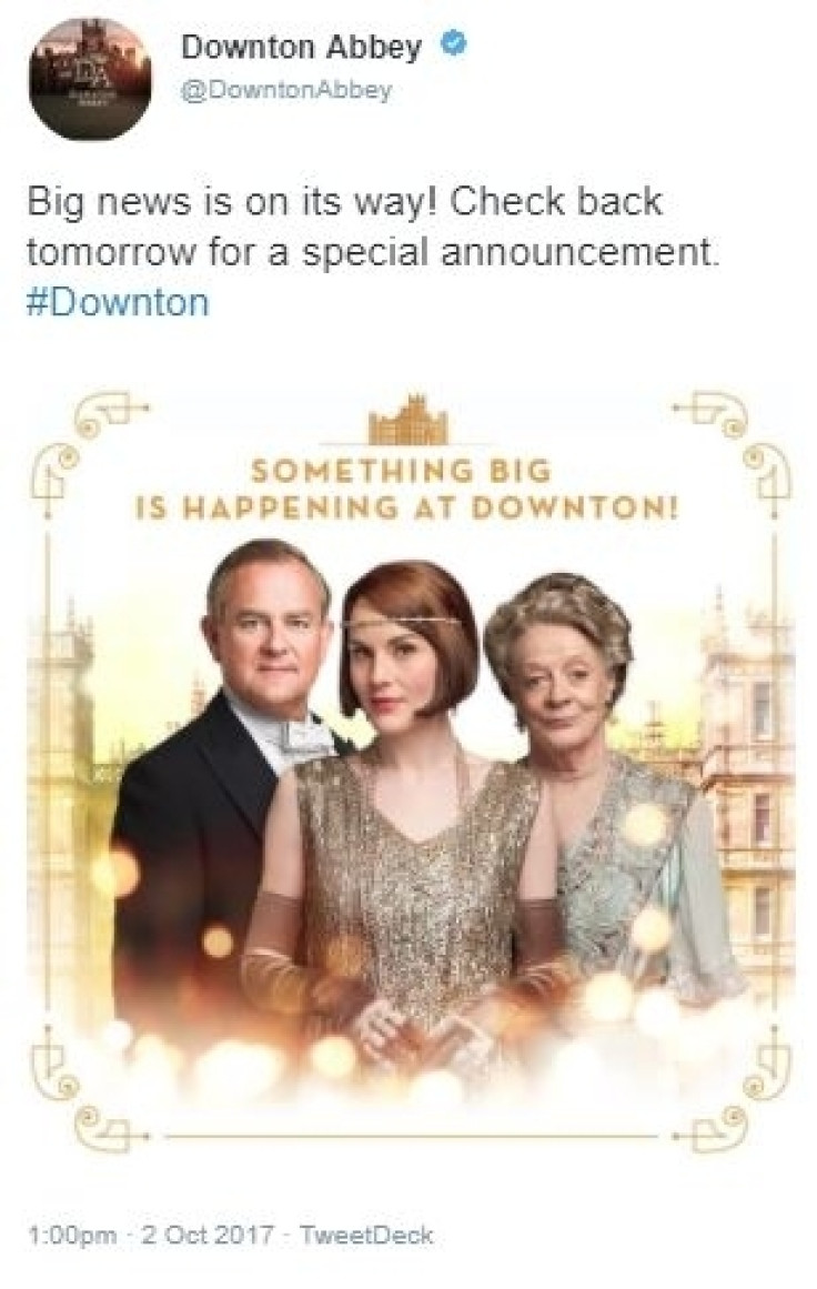 Downton Abbey tweet