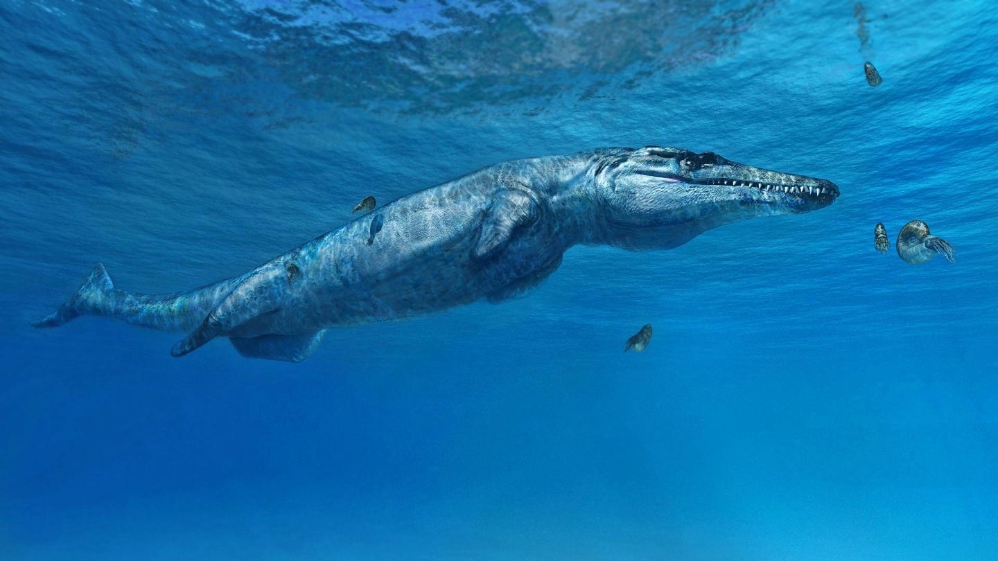 monstrous prehistoric crocodile