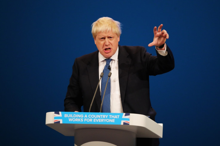 Boris Johnson Conservative party conference speech